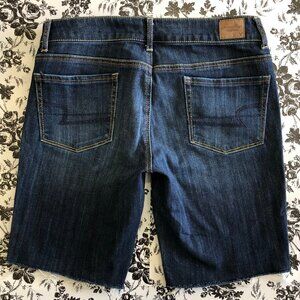 American Eagle Outfitters Jeans Stretch Cut Off Bermuda Shorts Womens Size 10